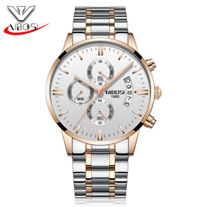 Popular NIBOSI Relogio Men Watches Men's Fashion Casual Dress Watch Military Quartz Wristwatches 2309 with Box Gift for man
