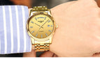 KIMSDUN steel belt fashion men's automatic watch mechanical watch waterproof business double calendar men's watch K-1967A