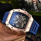 Watch for men New Richard Watch Square Three-Pin Waterproof Luminous Men's Watch Calendar Sports Watch 9791