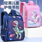 New Primary School Student Schoolbag boy and girl Cartoon Cute Schoolbag for Children One-Piece Open Backpack 5630