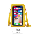 Touch screen messenger mobile phone bag female 2022 new trendy multi-functional fashion simple shoulder small bag mini mobile phone bag SJ617