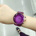 GUOU 8107 Ladies' Watch INS Online Celebrity Waterproof Fashion Big Dial Leisure Versatile Watch Female Quartz Watch