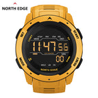 NORTH EDGE MARS Watch For Men Original Waterproof 50M Digital Outdoor Sport Smart Male Watches