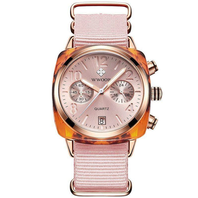 WWOOR 8860 New Fashion Watch Douyin Online Influencer Fashion Brand Multi-Pin Quartz Women's Watch 8860