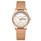 SENO Ladies Watch Waterproof Luminous Dual Calendar Schoolgirl Korean Edition Watch S031