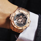 ONOLA ON3816 Fashion Men's Watch Waterproof Silicone Band Quartz Men's Watch