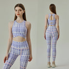 Spring and Summer New Yoga Clothes Cross Back High Strength Fitness Suit High Waist Hip Lifting Sports Fitness Pants for Women 723+181