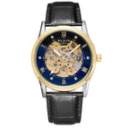 Mechanical Watch Skeleton Retro Men's Mechanical Watch Men's Watch Belt Watch Waterproof Watch 1003