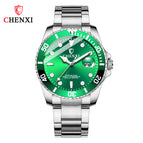 CHENXI Green Water Ghost Watch Women's Men's Couple Watch Waterproof Fashion Luminous Men's Watch CX-085A