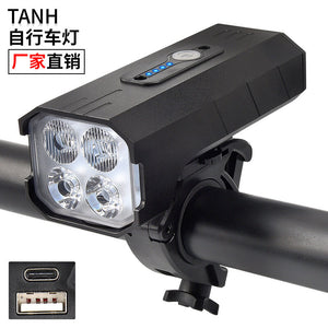 Bicycle headlight 4T6 lamp beads LED far and near light adjustment outdoor riding equipment mountain bike light TG-ZX026