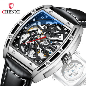 CHENXI fashion men's watch New Barrel Richard Skeleton Fully Automatic Mechanical casual Watch CX-8845