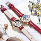 Chenxi new watch women's fashion diamond-encrusted waterproof automatic hollow mechanical watch watch CX-8830
