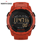 NORTH EDGE MARS Watch For Men Original Waterproof 50M Digital Outdoor Sport Smart Male Watches