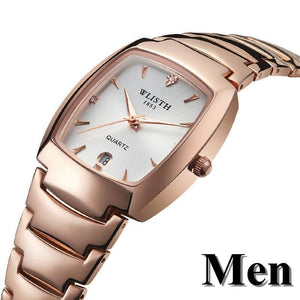 WLISTH Couple watch Elegant Squar  Waterproof S940 Men and Women's watch