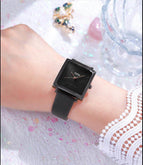 GEDI 21007 Tiktok Live Broadcast Hot Women's Vintage Square Belt Watch Fashion Simple Waterproof Quartz Watch