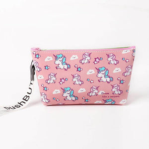 Korea Unicorn Makeup Bag Storage Bag Large-capacity portable waterproof travel wash bag coin pen bag