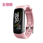 C6T Smart Watch Measuring Body Temperature Heart Rate Blood Pressure Blood Oxygen Sleep Monitoring USB Charging IP67 Sports Smart Bracelet