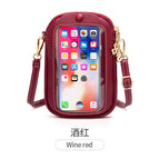 Summer touch screen mobile phone bag female 2022 new Korean version of the female bag mini shoulder messenger bag touch screen small bag SJ630