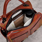 2021 new female bag retro style one-shoulder portable messenger underarm Boston women bag 270