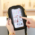 Summer touch screen mobile phone bag female 2022 new Korean version of the female bag mini shoulder messenger bag touch screen small bag SJ630