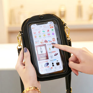 Summer touch screen mobile phone bag female 2022 new Korean version of the female bag mini shoulder messenger bag touch screen small bag SJ630