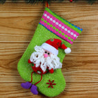 3 PCS Christmas stocking decoration santa christmas boots christmas stocking gift bag christmas decoration home and shop