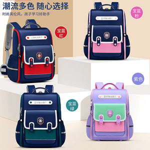 New Primary School Student Schoolbag British Style Boys' Schoolbag Lightweight Girls Backpack 790