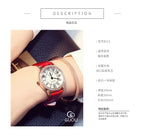 Guou fashion women's watch Tiktok same watch retro Roman scale quartz calendar women's Casual Watch