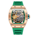 ONOLA ON3838 2023 Men watch Live Automatic Mechanical Watch Silicone strap Fashion Waterproof Sports Watch Men's casual ON3838
