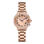 SENO new watch female blue quartz watch balloon full diamond stainless steel waterproof ladies watch s052