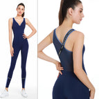 Yoga Jumpsuit Women's New Professional Temperament Slimming Dance Sports Fitness Yoga Running High-End Workout Clothes ENY109