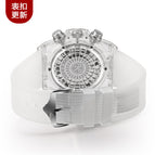 KIMSDUN Silicone strap Fashion Simple Transparent Multifunctional Waterproof Couple Watch Student Quartz Watch K-719D