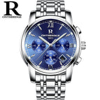 Ontheedge rzy026 steel case steel strip multi-functional steel watch men's genuine quartz 6-pin wholesale business Watch