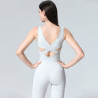 Professional yoga jumpsuit one piece running fitness dancing training set clothing 8258