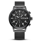 Megir Watch Men's Multi-Function Timing Waterproof Steel Belt Sports Quartz men Watch 2157