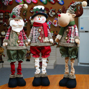 Christmas decorations Christmas scene layout window display creative Christmas decorations Santa Claus doll