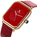 WWOOR women's watch fashion leather waterproof leisure simple office lady female quartz casual watch 8873