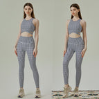 Spring and Summer New Yoga Clothes Cross Back High Strength Fitness Suit High Waist Hip Lifting Sports Fitness Pants for Women 723+181