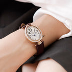 GUOU 6040 watch new style fashion oval watch femininity trend diamond women's Watch