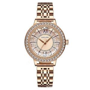 Sailang watch women Ling-shaped cut glass starry female watch simple fashion gift rose gold diamond quartz watch SL5801