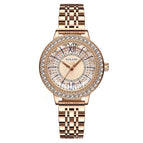 Watch women Ling-shaped cut glass gypsophila female watch simple fashion gift rose gold diamond watch SL5801