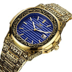 ONOLA ON3808 Fashion Men's Watch Waterproof Sports Steel strap men Watch retro creative watch