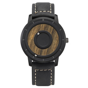 EUTOUR E022 men's watch New double steel ball personality watch creativity pointless concept network red trend quartz popular couple skin with box gift for men strap