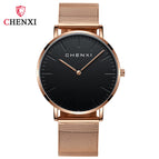 CHENXI Watch Student Simple Ultra-Thin Fashion Couple's Watch Douyin Mesh Strap Watch Men's and Women's Wrist Watch CX-076h