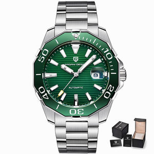 PAGANI DESIGN PD-1617Men's Classic Diving Series Mechanical Watches Waterproof Steel Stainless Brand Luxury Watch Men Relogio Masculino
