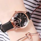 GEDI hot new simple scale women's watch Korean college style literary fashion trend women's leisure watch 13024
