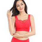 Plus size sports bra anti-glare anti-slip women's sleep bra yoga women's underwear no steel ring