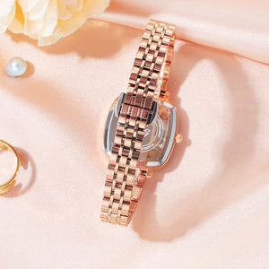 GEDI New Women watch square small dial INS Steel strap waterproof quartz lady bracelet 51052 Steel