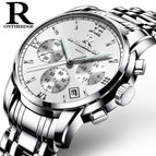 Ontheedge rzy026 steel case steel strip multi-functional steel watch men's genuine quartz 6-pin wholesale business Watch