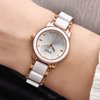 Ladies Watch Ceramic Fashion Waterproof fashion elegant student Watch Women's Watch S-8455